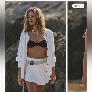 Free People Ameena Sweater Skort Set